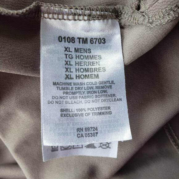 Columbia Titanium Omni UPF 15 Mens Zip Pocket Polo Top Size XL Colorblock - Picture 9 of 13